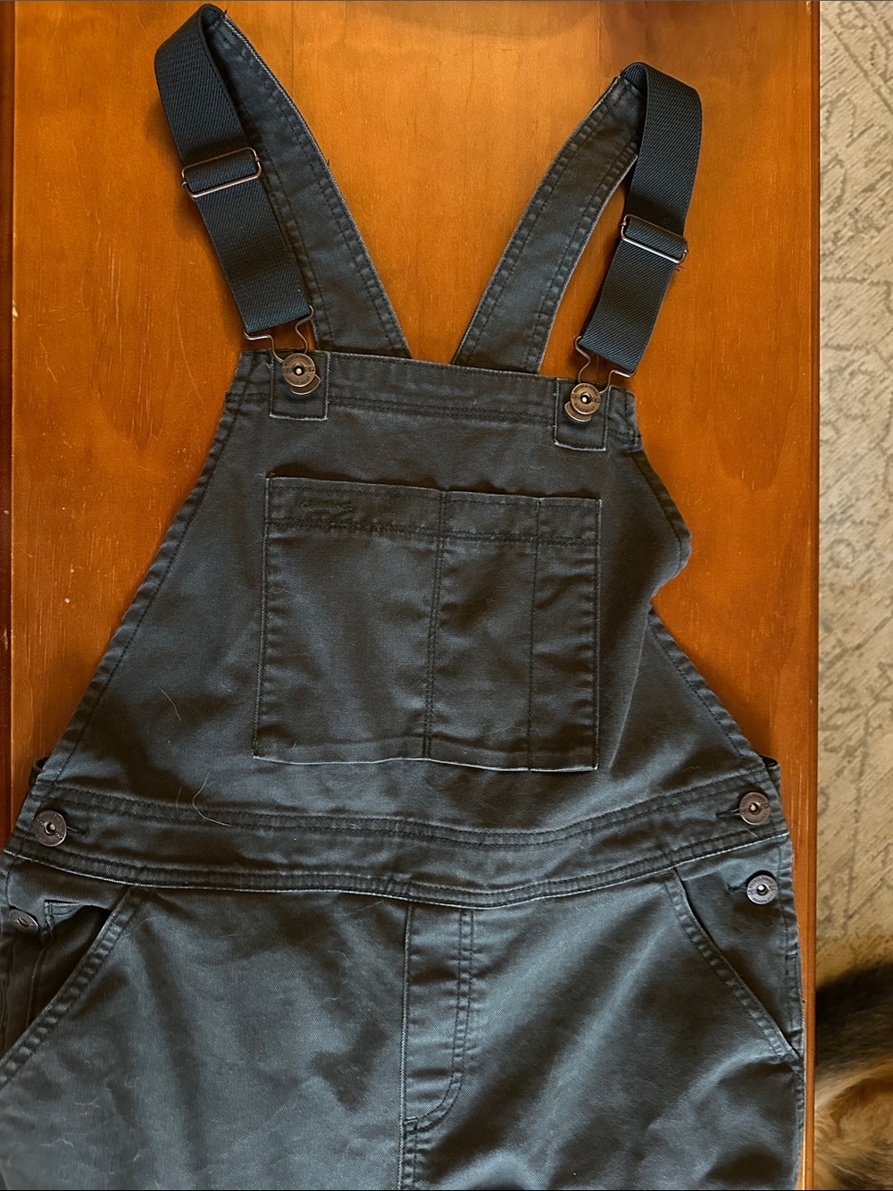 Black Overalls One-Piece Romper